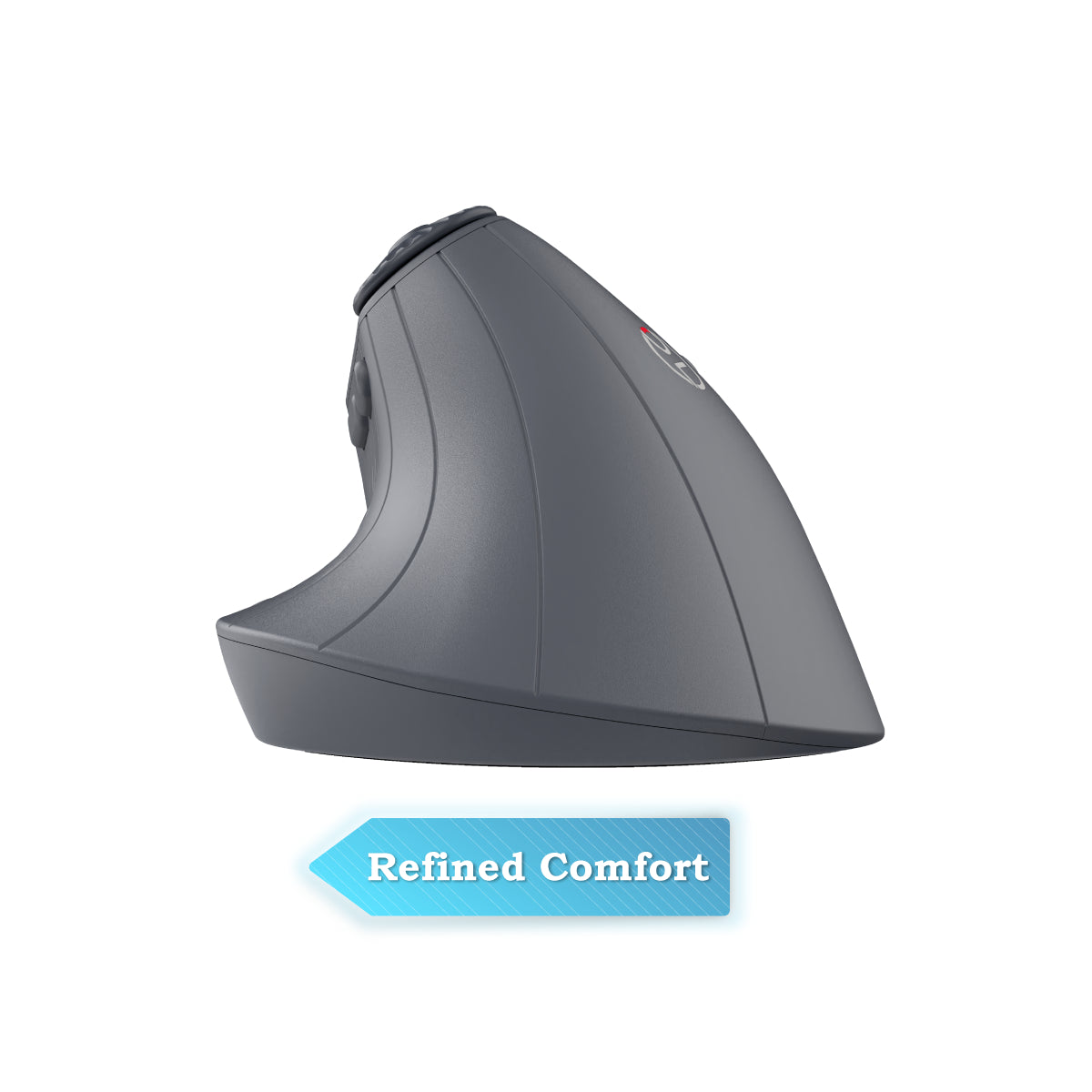 Dreilex PRO 360 Ergonomische Verticale Draadloze Muis – Tri-Mode, Oplaadbaar