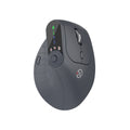 Dreilex PRO 360 vertical ergonomic wireless mouse in grey on office desk