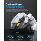 Dreilex MKESPN W601 Wireless Gaming Mouse – 12800 DPI, Macro, RGB, Silent