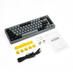 Dreilex Zifriend AG68 Hot-Swap Mechanical Gaming Keyboard – RGB, 68-Key Compact