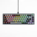 Dreilex Zifriend AG68 mechanical gaming keyboard with RGB lighting on minimalist desk setup